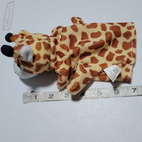 Oriental Trading Company Giraffe Hand Puppet 7 inch Plush Stuffed Animal Toy - Picture 5 of 5